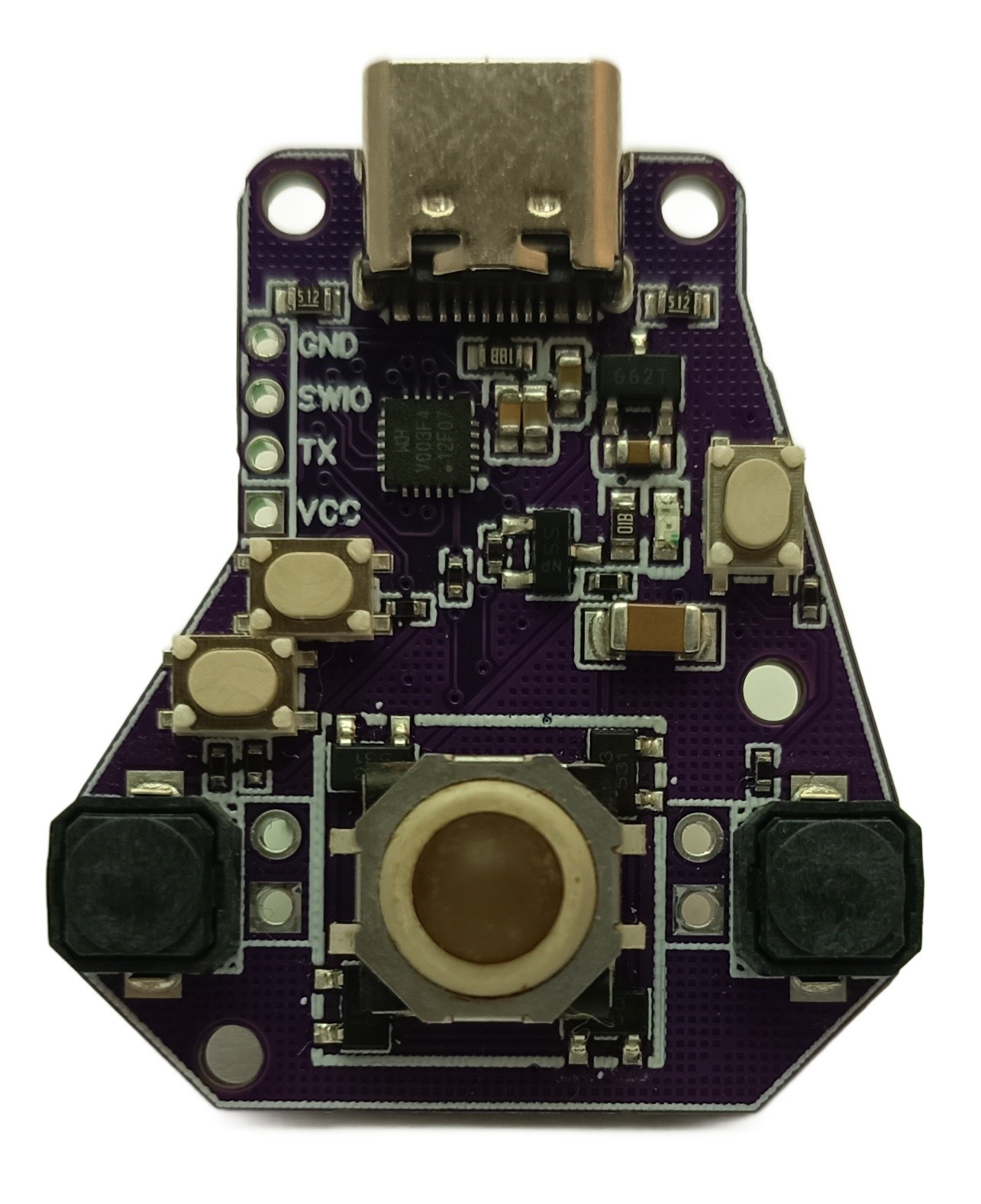 PikoBall-Tiny USB HID Trackball With RGB Backlight